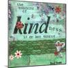 The Teaching Of Kindness-Cherie Burbach-Mounted Art Print