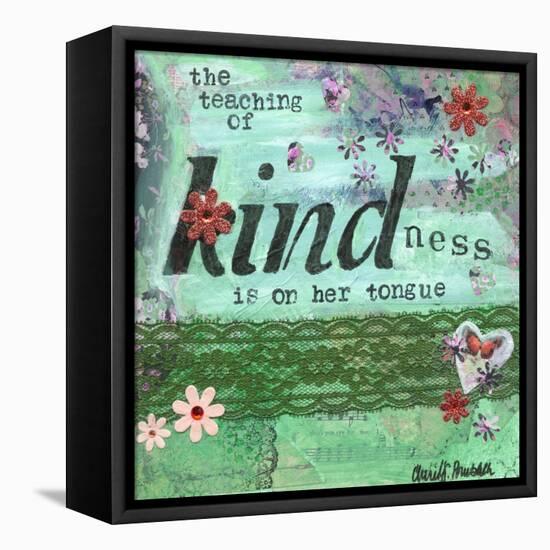 The Teaching Of Kindness-Cherie Burbach-Framed Stretched Canvas