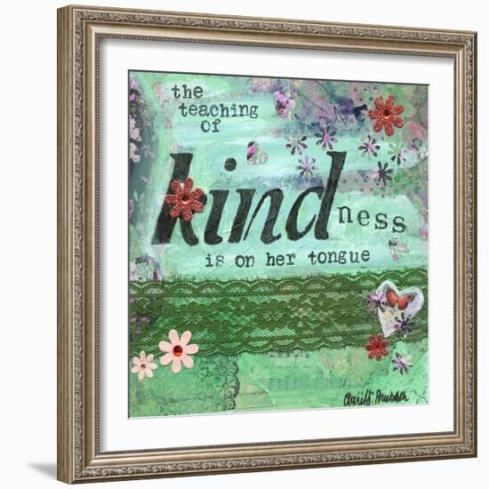 The Teaching Of Kindness-Cherie Burbach-Framed Premium Giclee Print