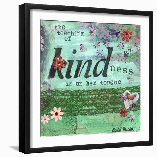 The Teaching Of Kindness-Cherie Burbach-Framed Premium Giclee Print