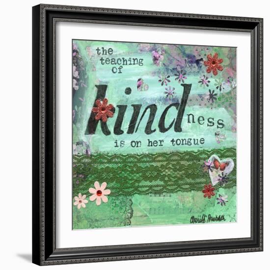 The Teaching Of Kindness-Cherie Burbach-Framed Premium Giclee Print