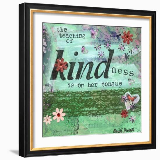 The Teaching Of Kindness-Cherie Burbach-Framed Premium Giclee Print