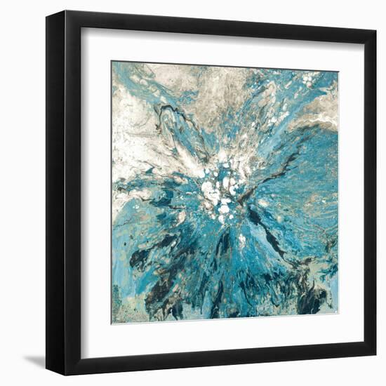 The Teal Sea-M Mercado-Framed Art Print