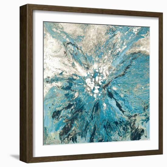 The Teal Sea-M Mercado-Framed Art Print