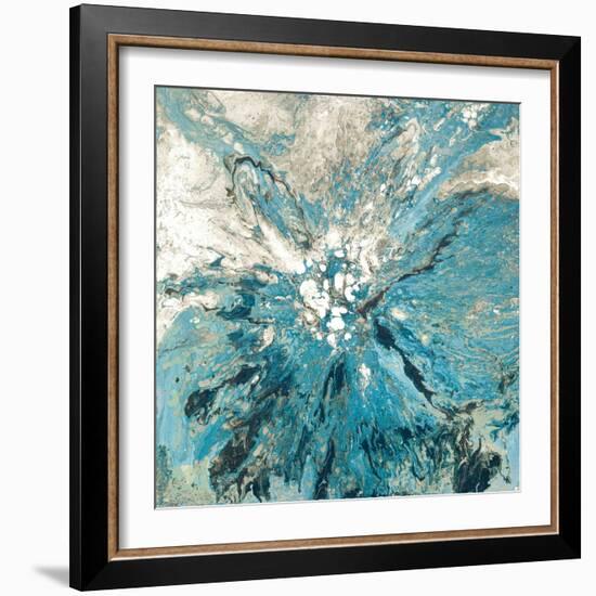 The Teal Sea-M Mercado-Framed Art Print