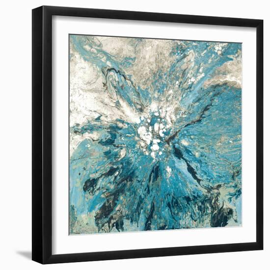 The Teal Sea-M Mercado-Framed Art Print