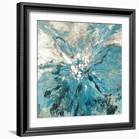 The Teal Sea-M Mercado-Framed Art Print