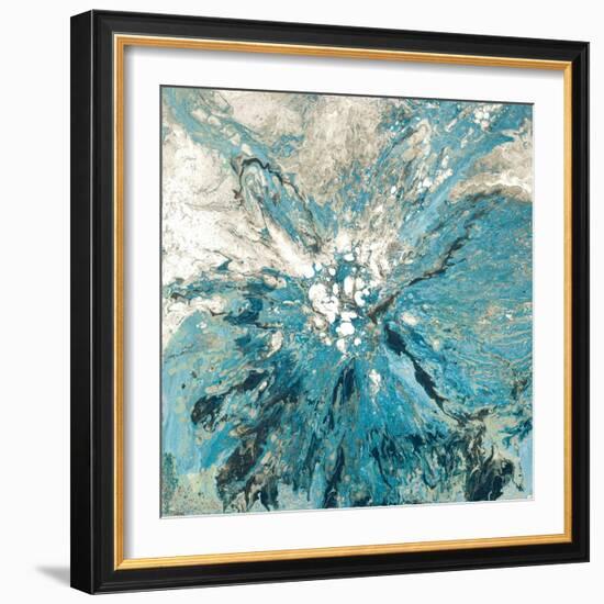 The Teal Sea-M Mercado-Framed Art Print