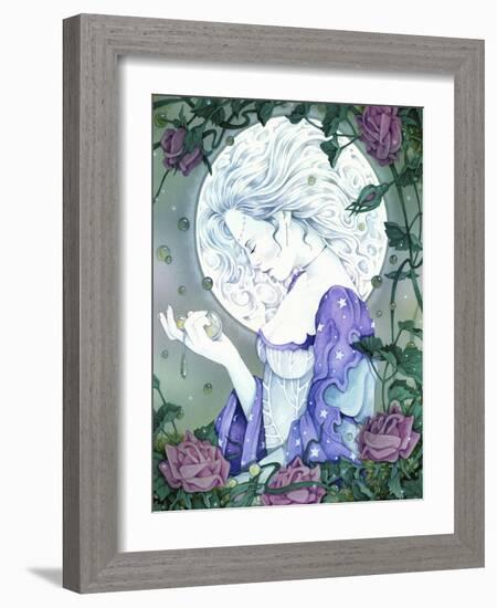 The Tears of Luna-Linda Ravenscroft-Framed Giclee Print