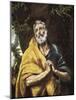 “The Tears of Saint Peter”, c.1594-1604-El Greco-Mounted Giclee Print