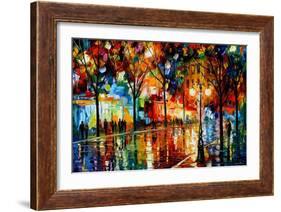 The Tears Of The Fall-Leonid Afremov-Framed Art Print