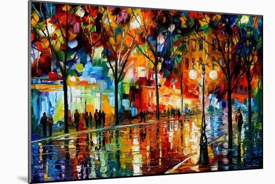 The Tears Of The Fall-Leonid Afremov-Mounted Art Print