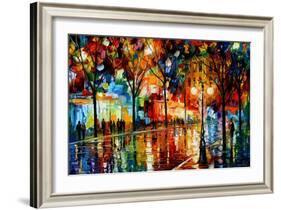 The Tears Of The Fall-Leonid Afremov-Framed Art Print