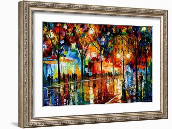 The Tears Of The Fall-Leonid Afremov-Framed Premium Giclee Print