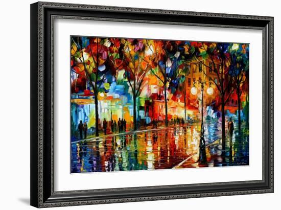 The Tears Of The Fall-Leonid Afremov-Framed Premium Giclee Print