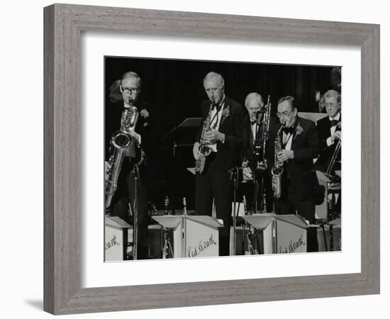 The Ted Heath Orchestra in Concert at the Barbican Hall, London, 5 December 1985-Denis Williams-Framed Photographic Print