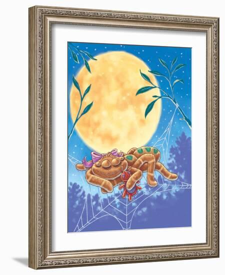 The Teeny Sleepy Spider - Turtle-Catherine G. Bratton-Framed Giclee Print