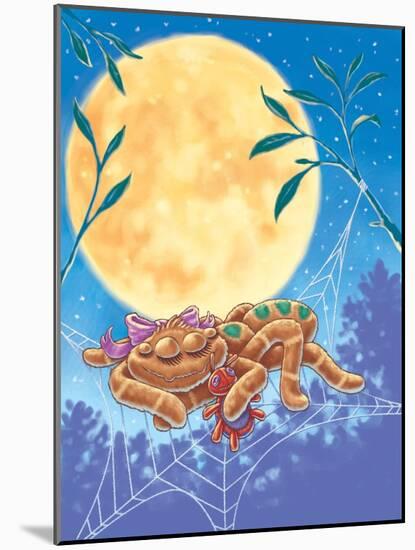 The Teeny Sleepy Spider - Turtle-Catherine G. Bratton-Mounted Giclee Print