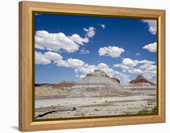 The Teepes Cones, Painted Desert and Petrified Forest Np, Arizona, USA, May 2007-Philippe Clement-Framed Premier Image Canvas