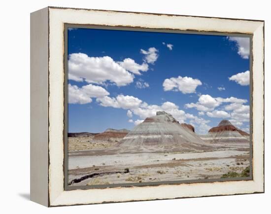 The Teepes Cones, Painted Desert and Petrified Forest Np, Arizona, USA, May 2007-Philippe Clement-Framed Premier Image Canvas