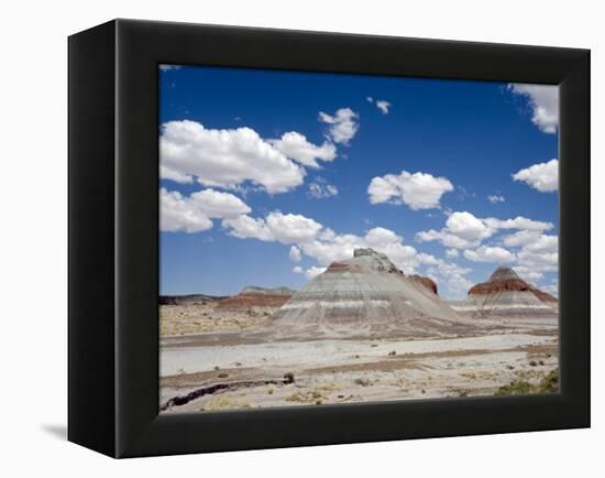 The Teepes Cones, Painted Desert and Petrified Forest Np, Arizona, USA, May 2007-Philippe Clement-Framed Premier Image Canvas
