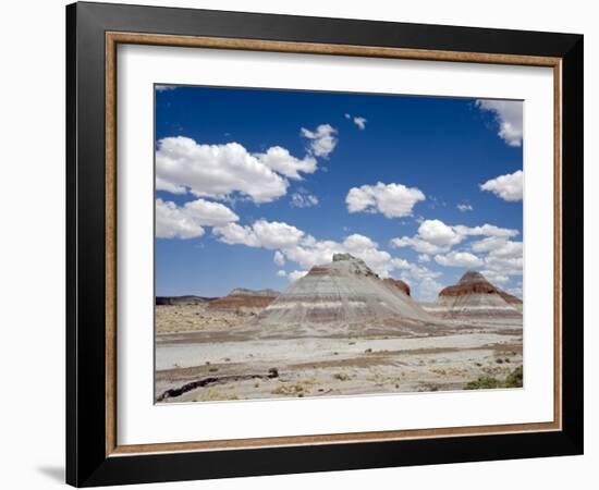 The Teepes Cones, Painted Desert and Petrified Forest Np, Arizona, USA, May 2007-Philippe Clement-Framed Photographic Print