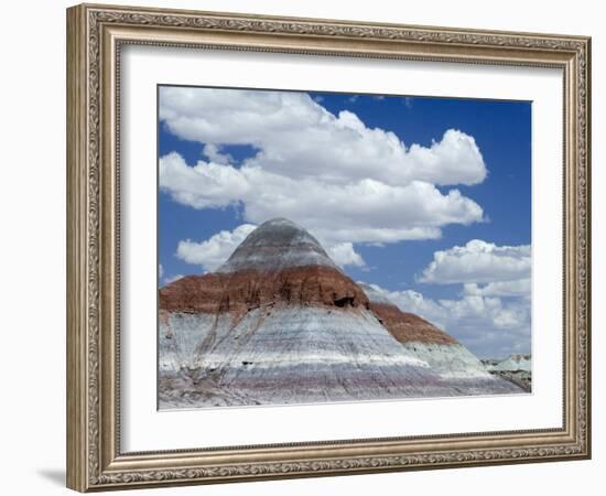 The Teepes Cones, Painted Desert and Petrified Forest Np, Arizona, USA, May 2007-Philippe Clement-Framed Photographic Print