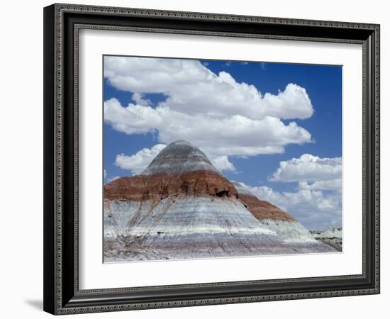 The Teepes Cones, Painted Desert and Petrified Forest Np, Arizona, USA, May 2007-Philippe Clement-Framed Photographic Print