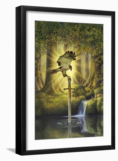 The Telling Pool-Dan Craig-Framed Giclee Print