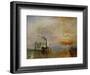 The Temeraire Towed to Her Last Berth (AKA The Fighting Temraire)-JMW Turner-Framed Giclee Print