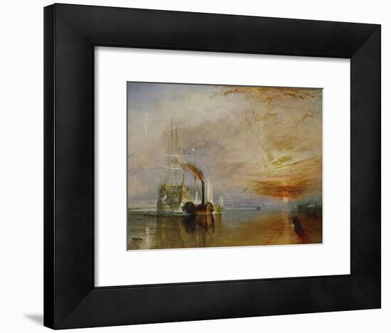 The Temeraire Towed to Her Last Berth (AKA The Fighting Temraire)-JMW Turner-Framed Giclee Print