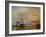 The Temeraire Towed to Her Last Berth (AKA The Fighting Temraire)-JMW Turner-Framed Premium Giclee Print