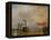 The Temeraire Towed to Her Last Berth (AKA The Fighting Temraire)-JMW Turner-Framed Premier Image Canvas