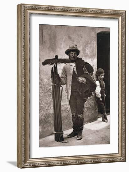 The Temperance Sweep, Woodbury Type Photograph-John Thomson-Framed Giclee Print