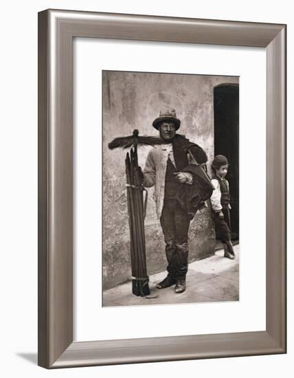 The Temperance Sweep, Woodbury Type Photograph-John Thomson-Framed Giclee Print
