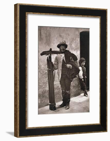 The Temperance Sweep, Woodbury Type Photograph-John Thomson-Framed Giclee Print