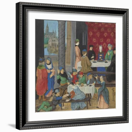 The Temperate and the Intemperate, c.1475-80-Master of the Dresden Prayer Book-Framed Giclee Print