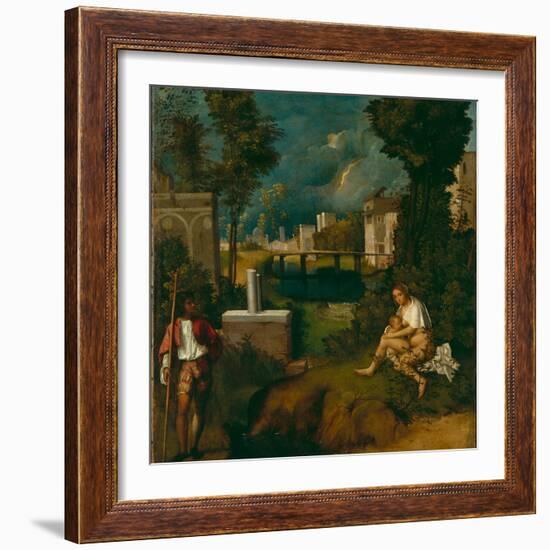 The Tempest, C.1508-Giorgione-Framed Giclee Print