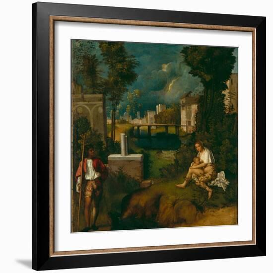 The Tempest, C.1508-Giorgione-Framed Giclee Print