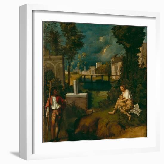 The Tempest, C.1508-Giorgione-Framed Giclee Print