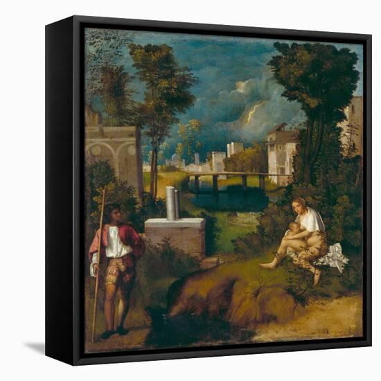 The Tempest, c1508-Giorgione-Framed Premier Image Canvas