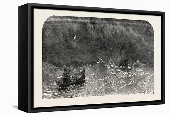 The Tempest Prospero Adrift, Shakespeare, 1860-null-Framed Premier Image Canvas