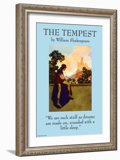 The Tempest - "We Are the Stuff That Dreams Are Made Of"-null-Framed Art Print