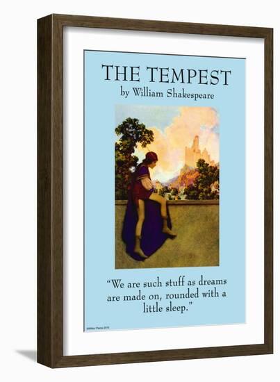 The Tempest - "We Are the Stuff That Dreams Are Made Of"-null-Framed Art Print