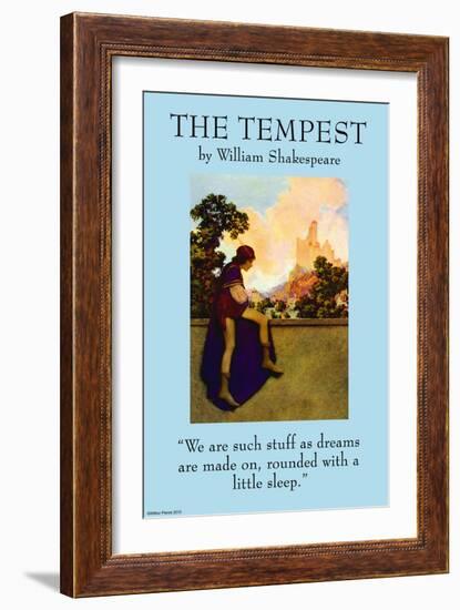 The Tempest - "We Are the Stuff That Dreams Are Made Of"-null-Framed Art Print