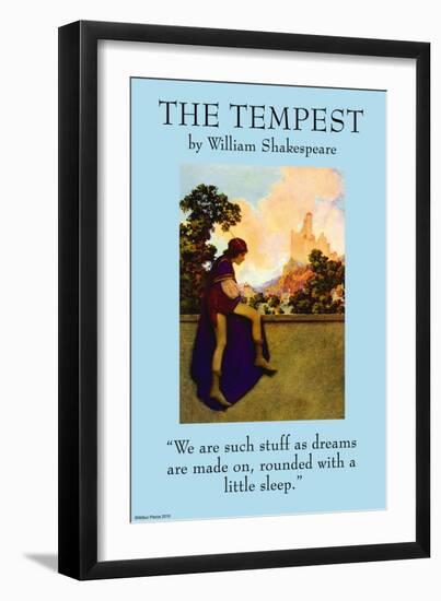 The Tempest - "We Are the Stuff That Dreams Are Made Of"-null-Framed Art Print