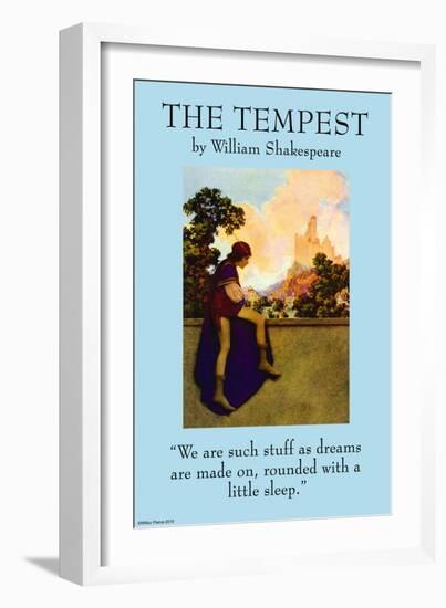 The Tempest - "We Are the Stuff That Dreams Are Made Of"-null-Framed Art Print