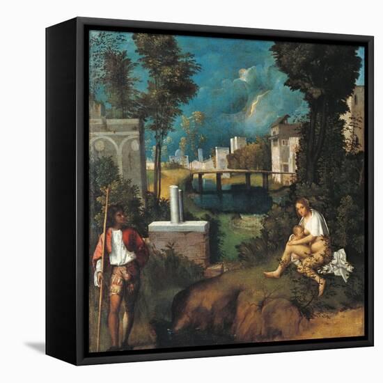 The Tempest-Giorgione da Castelfranco-Framed Premier Image Canvas