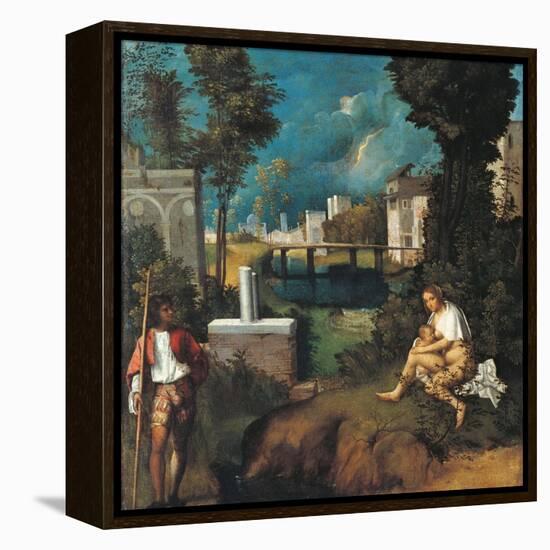 The Tempest-Giorgione da Castelfranco-Framed Premier Image Canvas