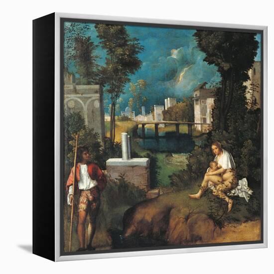 The Tempest-Giorgione da Castelfranco-Framed Premier Image Canvas